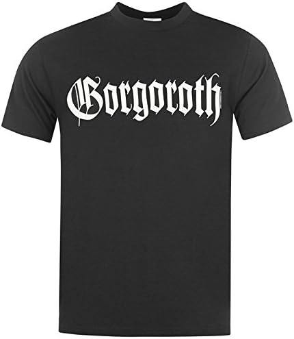 Men Gorgoroth T Shirt Mens True Black S