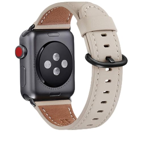 WFEAGL Compatible with Apple Watch Band 41mm 40mm 38mm 42mm(series 11 10) Women, Top Genuine Leather Band for iWatch SE 3 2 1 & Series 11 10 9 8 7 6 5 4 3 2 1