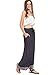 Milumia Women's Boho Vintage Print Pockets A Line Maxi Skirt