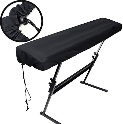 Nylon Piano Keyboard Dust Cover with Adjustable Cord Lock Piano Keyboard Cover for 88 Keys