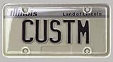 Custom Accessories License Plate Protector Heavy Duty Acrylic Clear