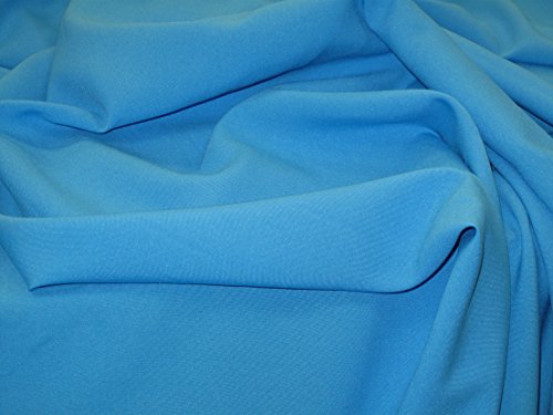 white Solid Poly Poplin Fabric By The Yard - 1 Yard