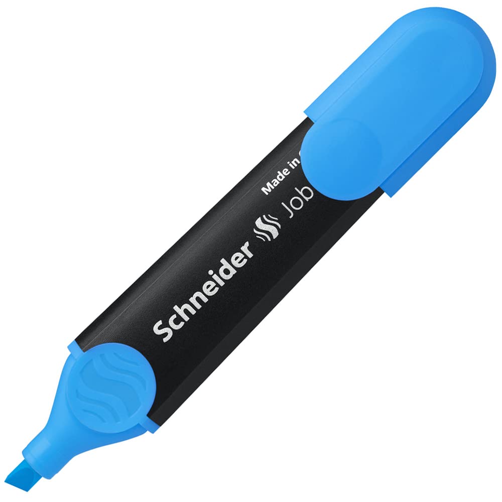 Schneider Highlighter Job Pen, refillable, Blue