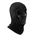 OMECHY Balaclava Windproof Ski Mask Outdoor Cold Weather Face Mask Motorcycle Neck Warmer Tactical Hood,Black Rubber One Size