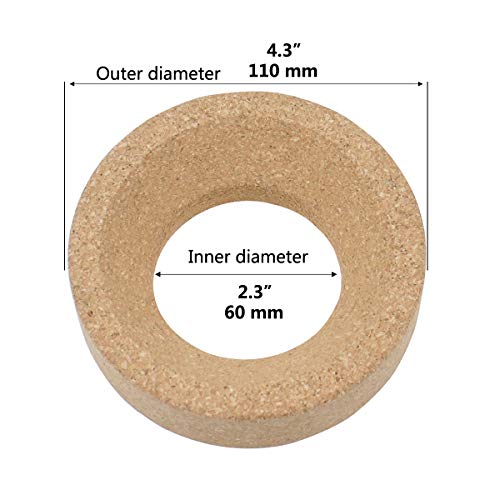 GraceMake 2 Pcs Laboratory Flask Cork Stand,Flask Holds for Chemistry lab, 110mm x 60mm