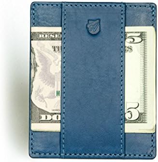 Front Pocket Wallet in Tuscany leather, RFID Minimalist Card Holder from Axess