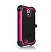 Ballistic SG MAXX Case for Samsung Galaxy S4 - Retail Packaging - Black/Hot Pink
