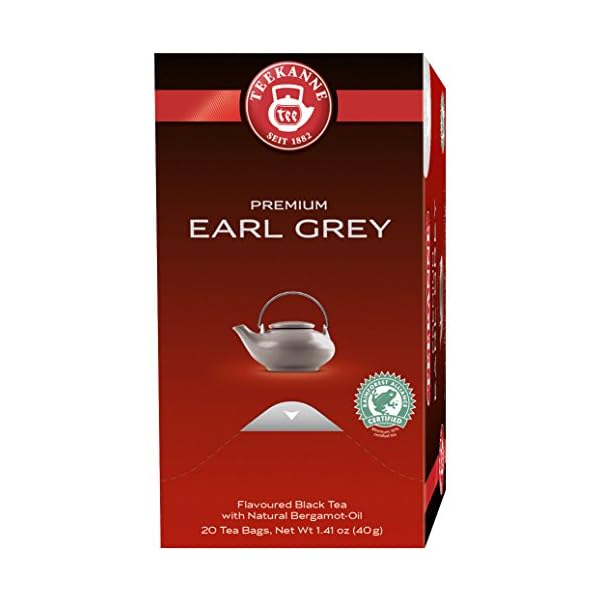 Teekanne Premium Earl Grey, 5er Pack (5 x 20 Teebeutel), 5 x 40 g