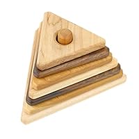 Camden Rose Hardwood Stackers - Triangle