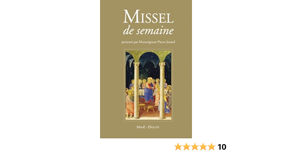 Missel De La Semaine Jounel Ne Integra Missel Jounel De La Semaine French Edition Aelf Jounel Pierre 9782718908908 Amazon Com Books