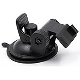 PRUVEEO Suction Cup Mount Dash Cam D30, Hold Tightly Removeable Easy to Install and Stand Heat,