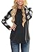 Asvivid Women's Casual Crewneck Plaid Long Sleeve Pocket T-Shirt Blouse and Tops S-XXL
