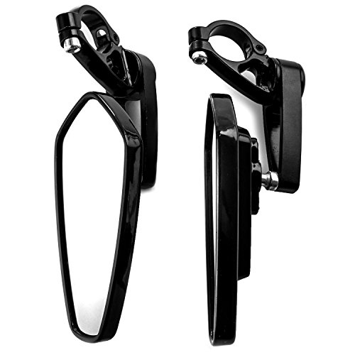 image for Krator Rear View Side Mirror Arrow Bar End Motorcycle Mirror For 7/8
