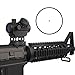 Feyachi Red Dot Sight, Micro Red Dot Gun Sight 4 MOA Rifle Scope with 1 inch Riser Block Mount, 1x22mm, Black