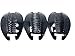3 set Banana Clip Hair Clincher Interlocking Two Sided Hair Comb(Black).