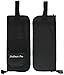 YMC DSB10-BK 10mm Foam Drum Stick Bag Holder Mallet Bag Drumstick Bag with A Drum Key -Black