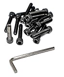iExcell 25 Pcs 12 .9 Grade M6 x 30 mm Alloy Steel