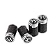 CzlpV 4pcs Carbon Fiber Auto Car Wheel Tire Air Valve Caps Stem Cover fit for Honda
