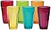 Circleware Overture Drinking Glasses, 12 oz., Multicolored