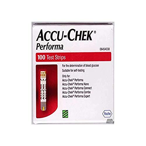 AccuChek Performa 100 Test Strips (Pack of 5) Buy Online in UAE