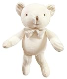 Organic Cotton Baby First Doll (No Dyeing Natural Organic Cotton) … (Lovely bear 11 inches)