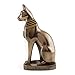 Top Collection Egyptian Bastet Statue - Hand Painted Goddess of Sunrise, Music, and Fertility Sculpture - 12-Inch Ancient Egypt Protector of Women Figurine (Cold Cast Bronze)