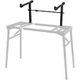 Gaderth Universal Second Tier for Keyboard Stand, Adjustable Width Keyboard Stand Extension Adapter, Second Tier for Electronic Piano, Keyboard Stand Rack Holder Music Instrument Accessories