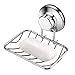 iPEGTOP Strong Suction Cup Shower Caddy Bath Organizer Storage Basket Soap Dish Holder Hooks Stainless Steel Shampoo, Conditioner Bathroom Accessories, 3 Sets