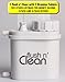Flush n' Clean Toilet Bowl Cleaner Uses Standard Bromine Tablets - No Special Cartridges - Tablets Included - Fast Easy Installation