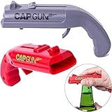 LOSFPVR 2 Pack Cap Gun Launcher Shooter Bottle Opener,Beer Openers - Shoots Over 5 Meters