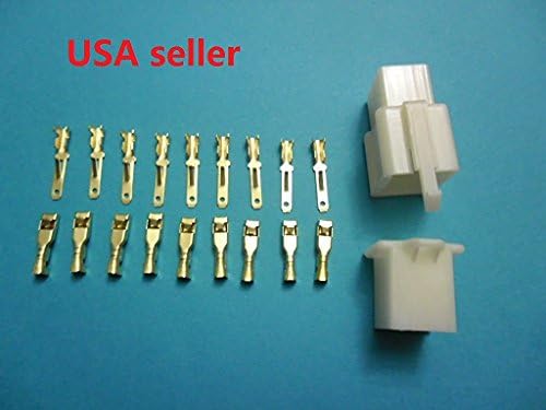 USA seller Electric-bike/Car/RC/RV 2.8mm MOLEX Connector Plug 9-Pinx 1 set fit 16-20G wires total 20pcs