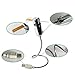 USB LED Clock Fan, SAYTAY Mobile USB Fan Portable Cooling Mini USB Quiet Gooseneck Fan for Office, Home & Travel (Clock)