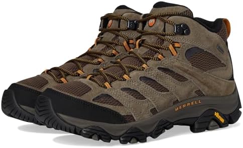 Merrell Work Boots Mens Size 7.5W Brown‎ Leather Waterproof Slip Resistant Shop Merrell Mens Fullbench Tact Work Boots J007949W  main image 3