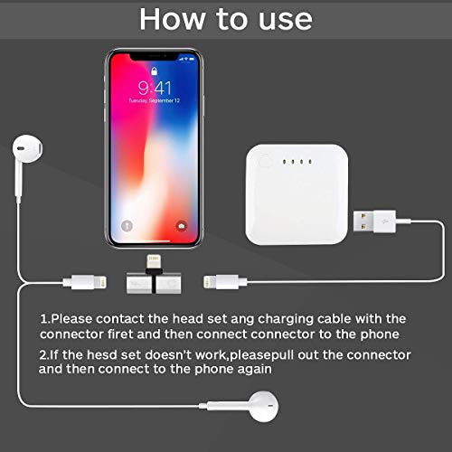 image for Hamdol Headphone Adapter for iPhone X/XS/XS MAX/XR/8/ 8Plus/ 7/7 Plus 