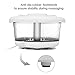 Foot Spa/Bath Massager with Heat Bubbles Vibration 3 in 1 Function, 4 Masssaging Rollers Pedicure Tired Feet Stress Relief Help Sleep Home Use