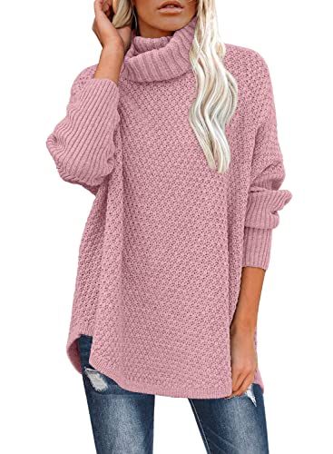 DOROSE Women's Oversized Turtleneck Sweater