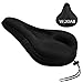 Exercise Bike Gel Seat Cushion,VICKMALL Soft Durable Bicycle Seat Cover Cushion,Fits for Cruiser and Stationary Bikes Indoor Cycling ,Come with Waterproof Dustproof Cover