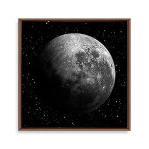 Framed Canvas Home Artwork Decoration Outer Space Canvas Wall Art for Living Room, Bedroom - 16x16 inches
