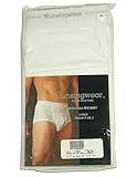 Munsingwear - Mens 3 Pack Full Rise Briefs, White 21188-36