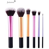 Jstores® 6Kits Fashion Style Professional Premium PRO Synthetic Cosmetics Tools Makeup Brush Set Powder Foundation Eyeshadow Blushes With a plastic package