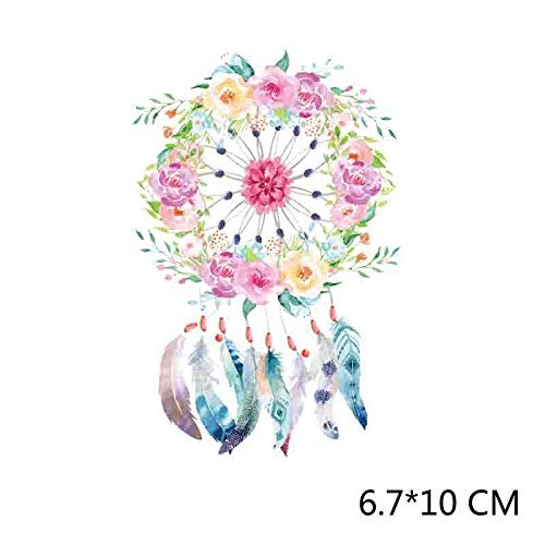 piokikio Flowers Tassel Pattern Pyrograph DIY T-Shirt Craft Stick Patch Decorative