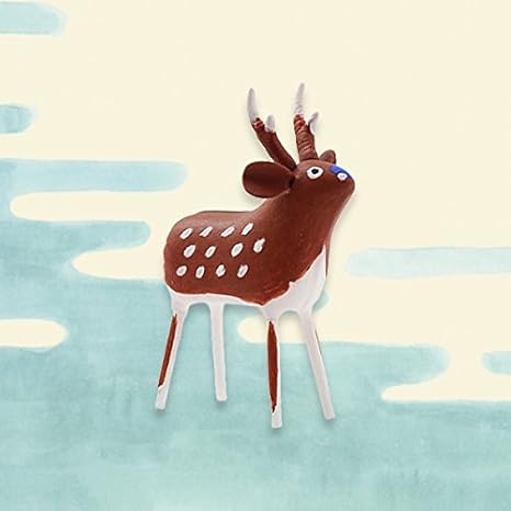 Amazon Co Jp 海洋堂 中川政七商店 日本全国 まめ郷土玩具蒐集 第1弾 奈良県 張子鹿 単品 ホビー 通販