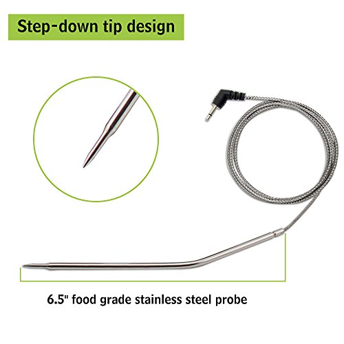 ThermoPro Stainless Steel Probe Replacement Stainless Probe for TP04, TP06S, TP07, TP08,TP09, TP10, TP16, TP20