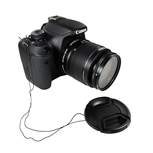 CamDesign 58MM Snap-On Front Lens Cap/Cover Compatible with Canon, Nikon, Sony, Pentax all DSLR lenses
