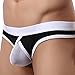 Binmer(TM)Sexy Mens Breathe Underwear Briefs Bulge Pouch Shorts Underpants (M, Black)