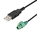XCSOURCE 1.5M USB 2.0 Male 4-Pin Male Head Wire Harness Cable Adapter for VW Volkswagen Golf/Jetta/Passat MA1131