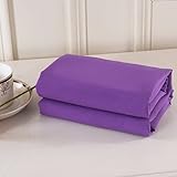 Lullabi Bedding 100% Brushed Microfiber Ultra Soft Pillow Case Set of 2 - Envelope Closure End - Wrinkle, Fade, Stain Resistant, Standard-Queen Size Pillowcase (Purple)