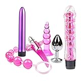 Kingkun Waterproof Amal Plug Amal Bead Vibrant Adult Health Six Toys Massag-er Kit for Couples Beginners