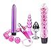 Kingkun Waterproof Amal Plug Amal Bead Vibrant Adult Health Six Toys Massag-er Kit for Couples Beginners