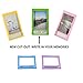 Fujifilm Instax Mini 9 or Mini 8 Instant Camera Accessories Bundle 11 Piece Gift Set Kit Includes BLUE Case with Strap, Albums, Filters, Selfie lens, Hanging + Creative Frames, 60 stickers & More